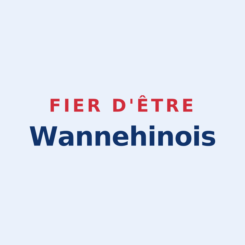 Sticker « Fier d'être Wannehinois » — design pour Wannehain