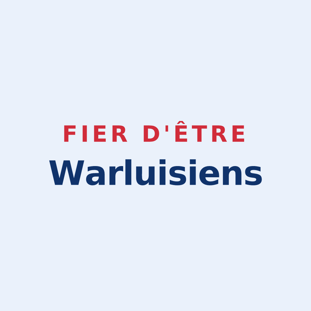 Sticker « Fier d'être Warluisiens » — design pour Warluis