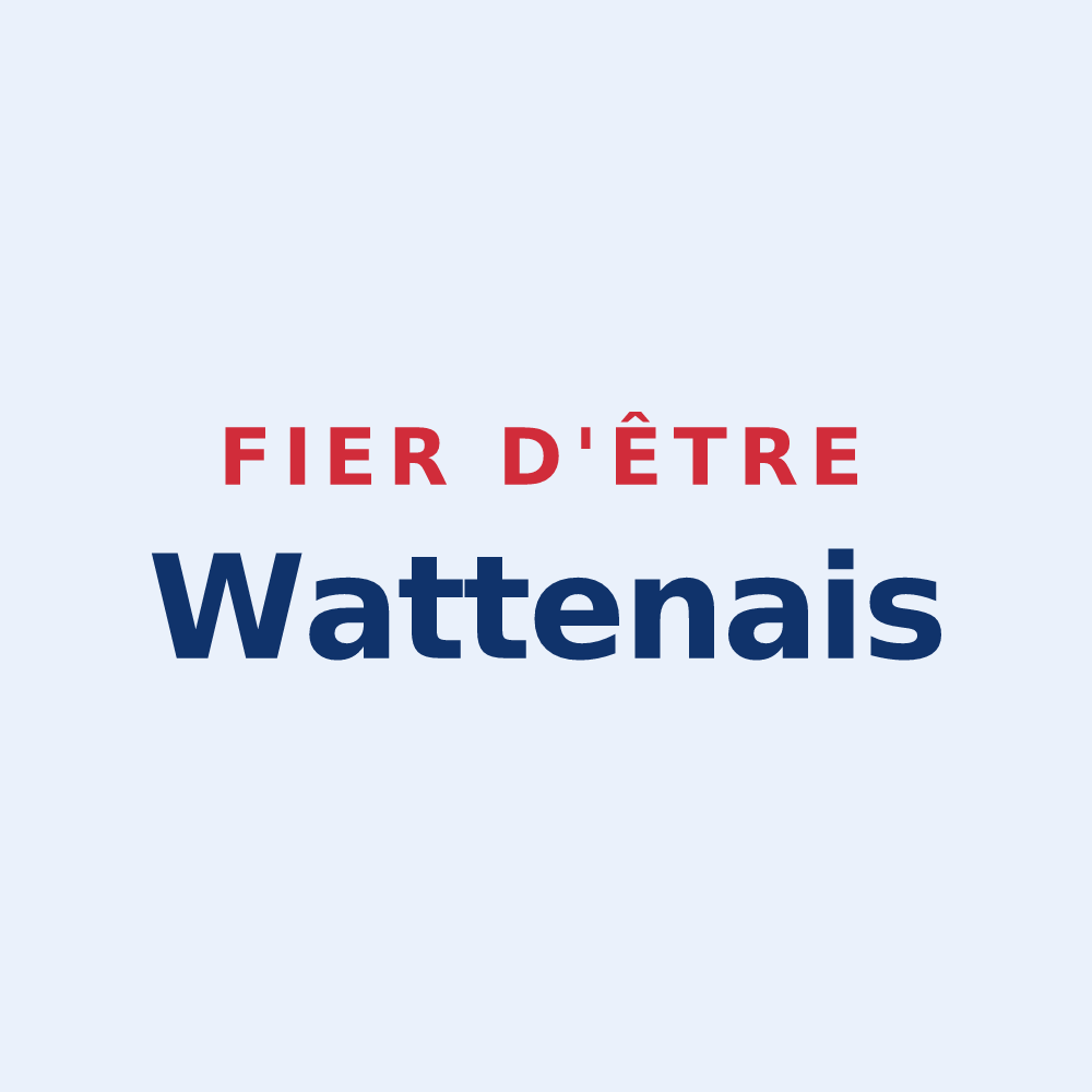 Sticker « Fier d'être Wattenais » — design pour Watten