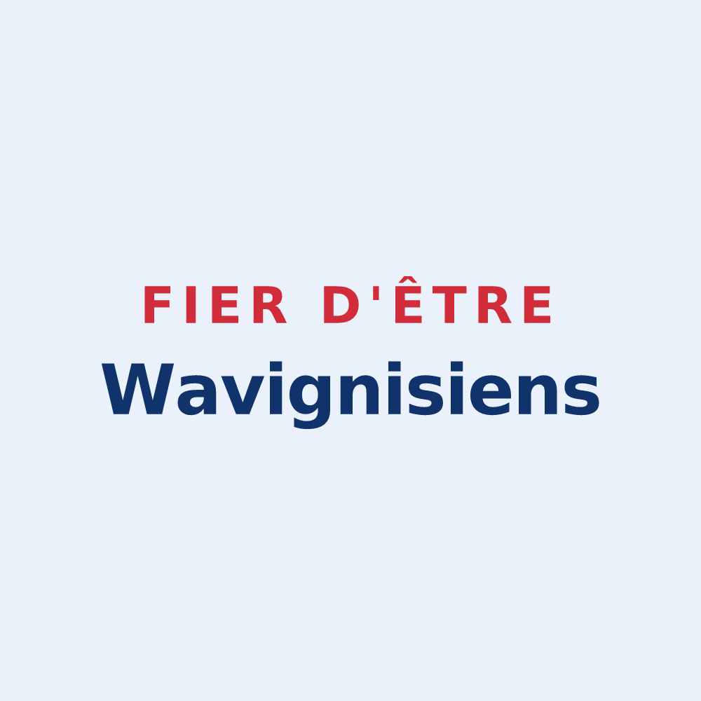 Sticker « Fier d'être Wavignisiens » — design pour Wavignies