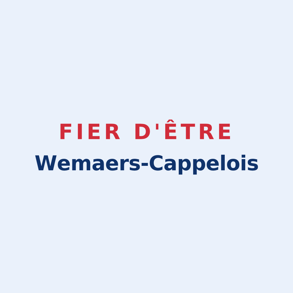 Sticker « Fier d'être Wemaers-Cappelois » — design pour Wemaers-Cappel