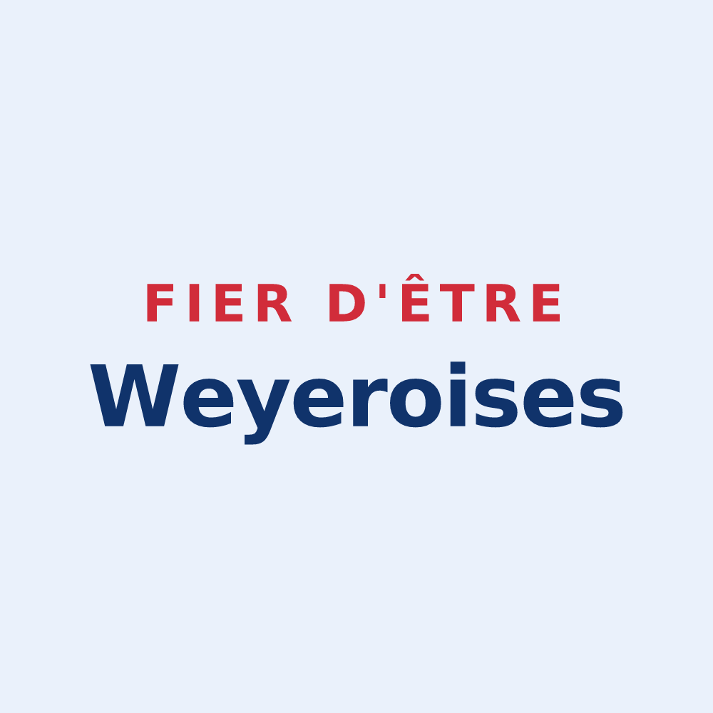 Sticker « Fier d'être Weyeroises » — design pour Weyer