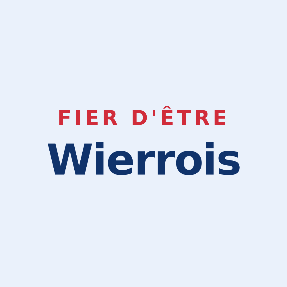 Sticker « Fier d'être Wierrois » — design pour Wierre-Effroy