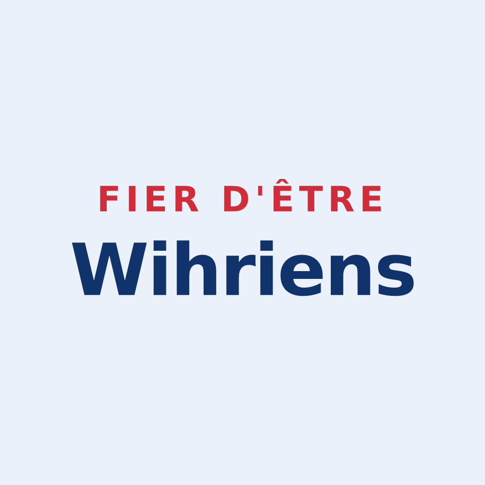 Sticker « Fier d'être Wihriens » — design pour Wihr-au-Val