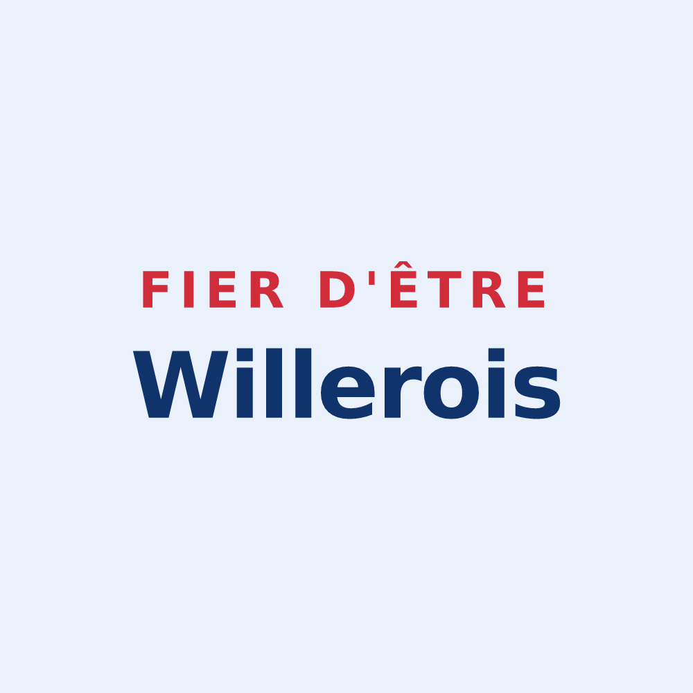 Sticker « Fier d'être Willerois » — design pour Willer