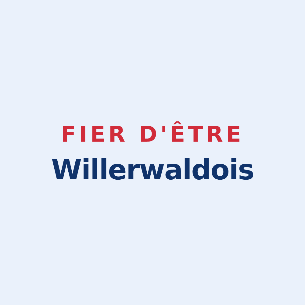 Sticker « Fier d'être Willerwaldois » — design pour Willerwald