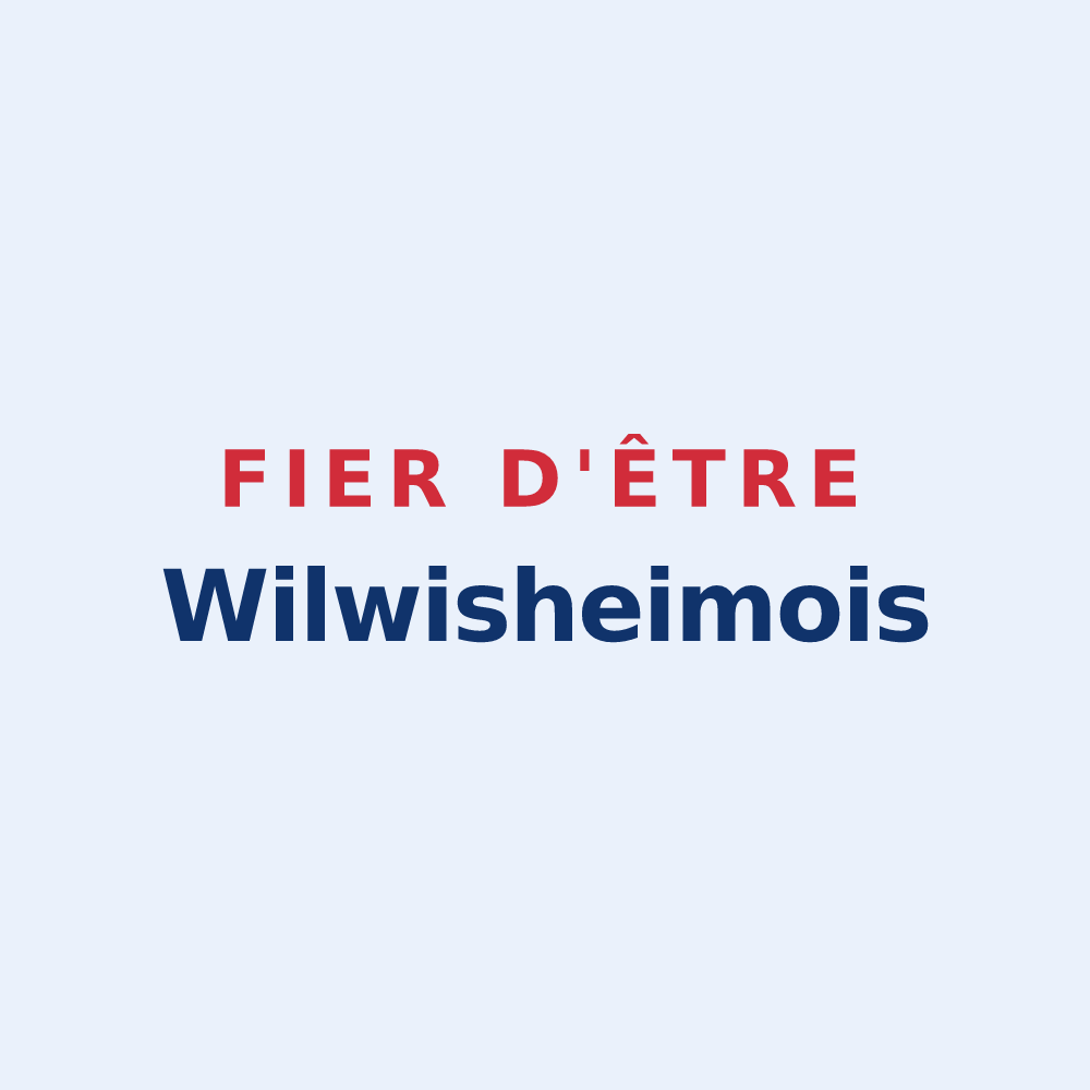 Sticker « Fier d'être Wilwisheimois » — design pour Wilwisheim