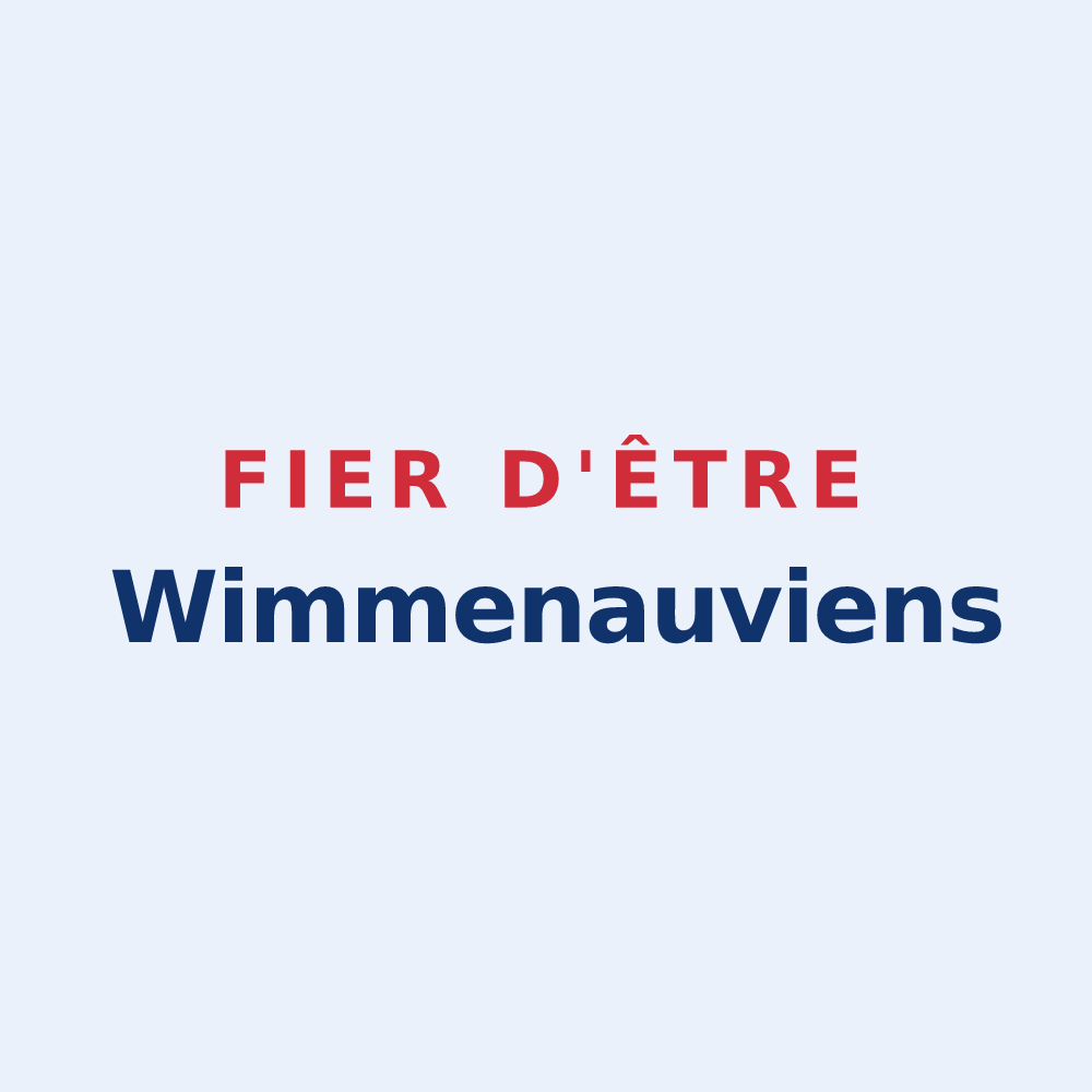 Sticker « Fier d'être Wimmenauviens » — design pour Wimmenau