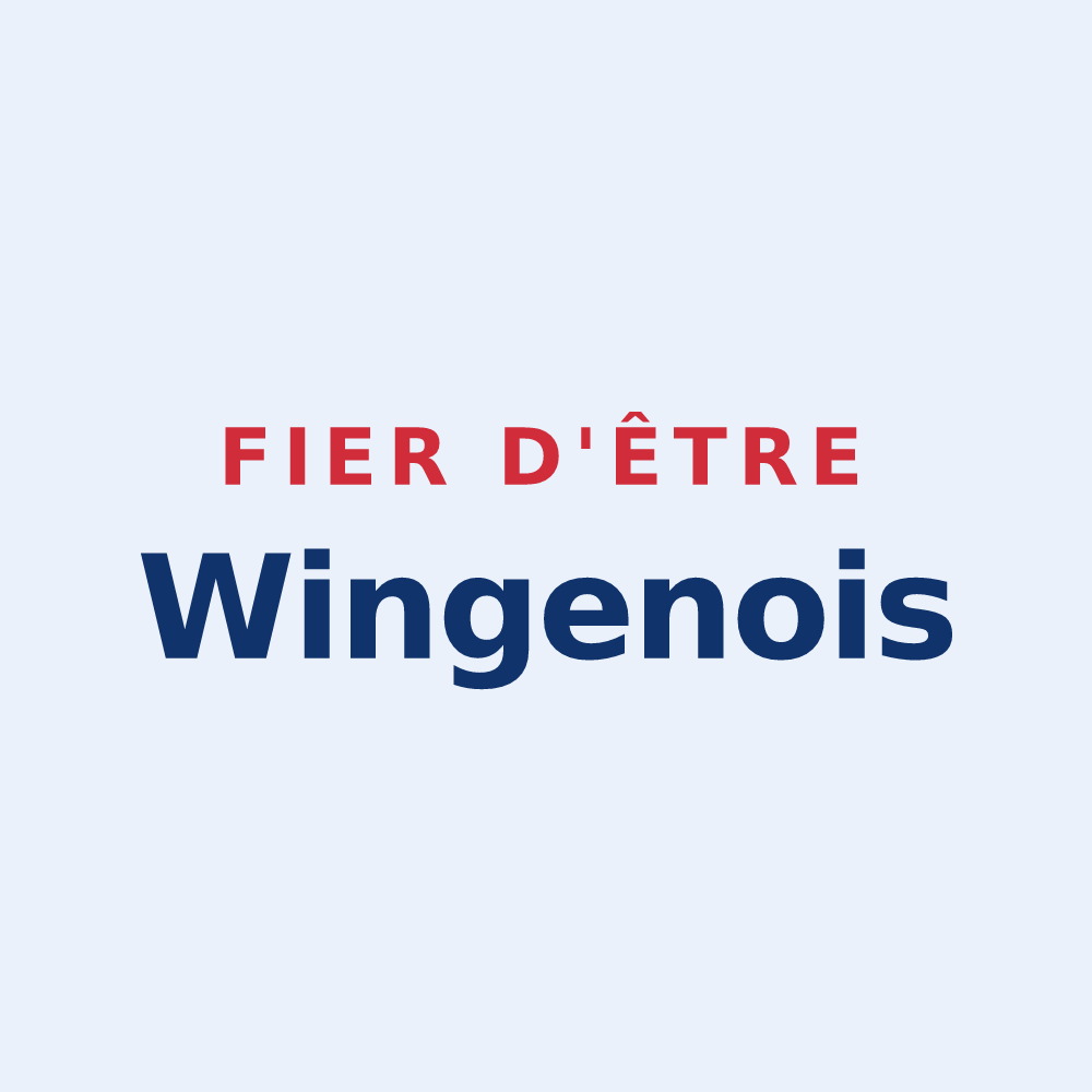 Sticker « Fier d'être Wingenois » — design pour Wingen-sur-Moder