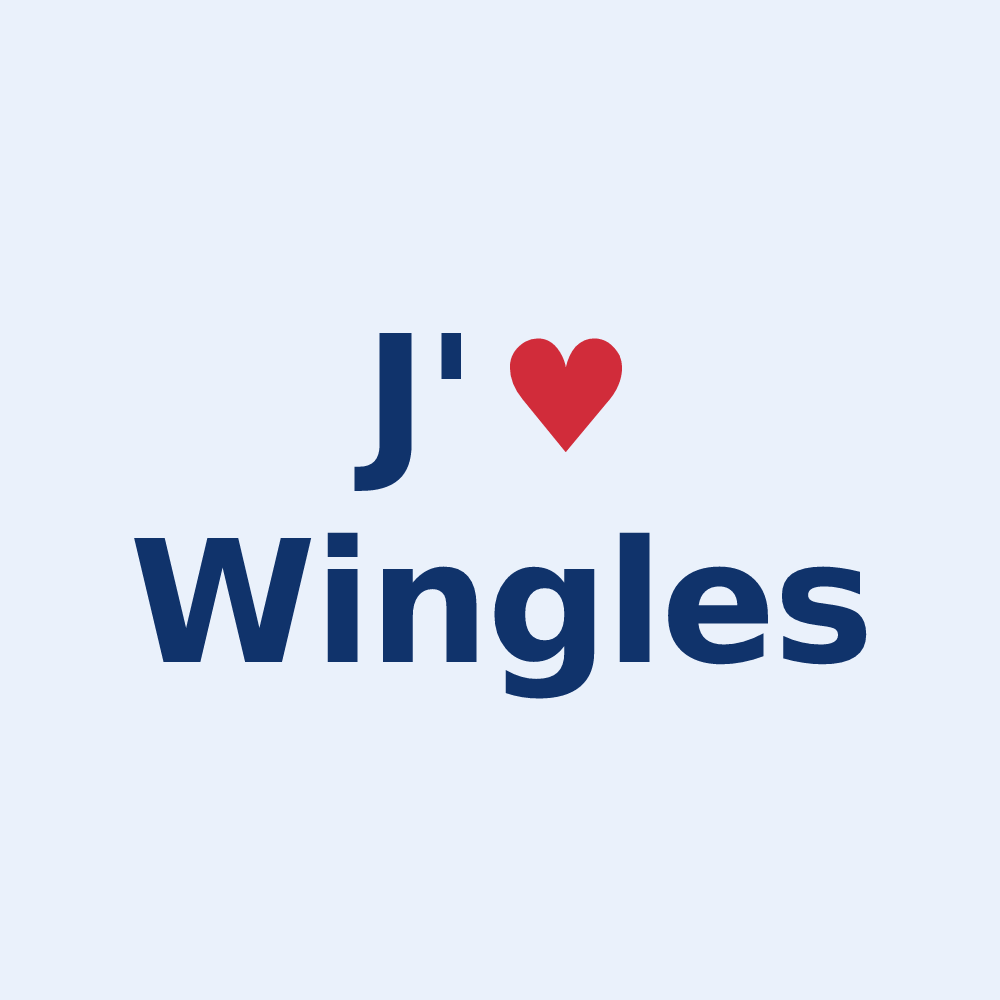 Sticker personnalisé Wingles — design J'aime Wingles