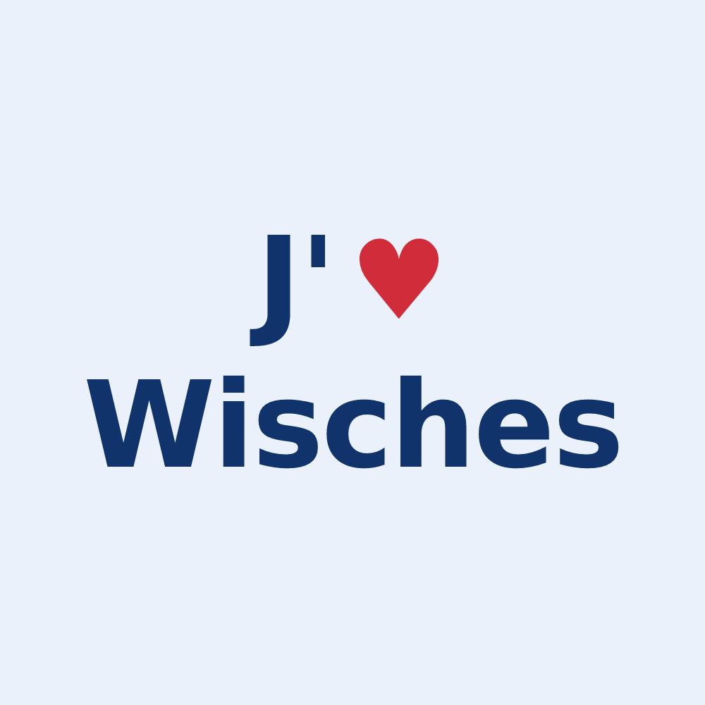 Sticker personnalisé Wisches — design J'aime Wisches