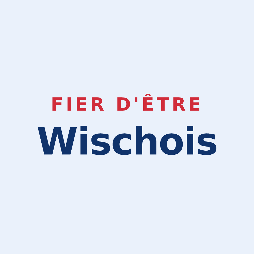 Sticker « Fier d'être Wischois » — design pour Wisches