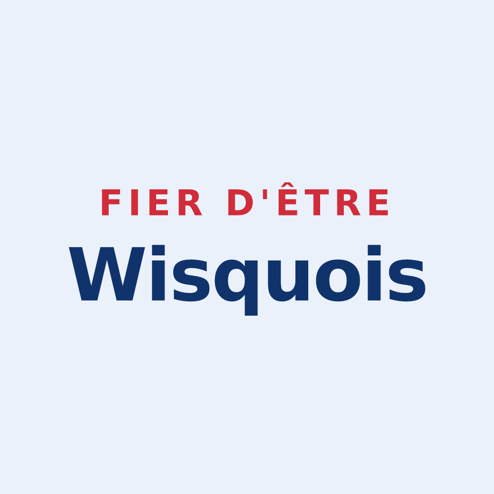 Sticker « Fier d'être Wisquois » — design pour Wisques
