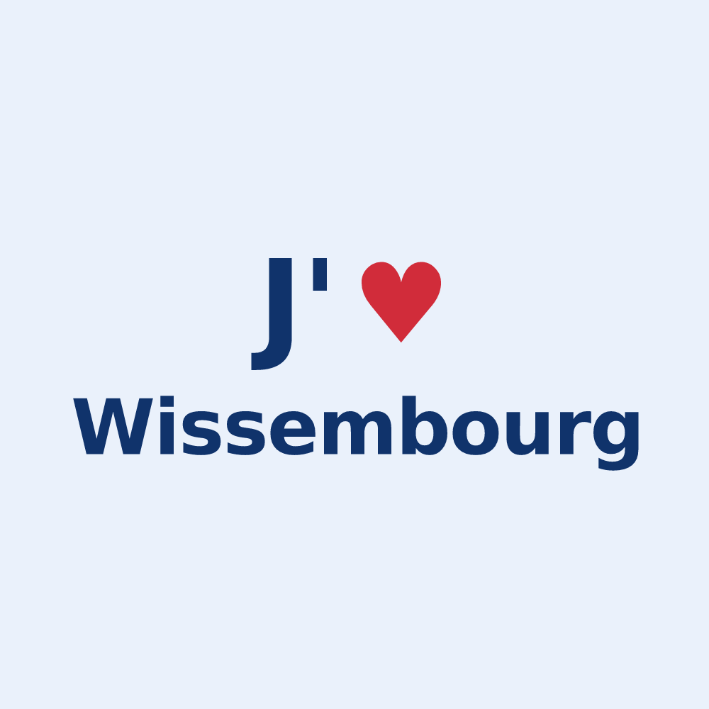 Sticker personnalisé Wissembourg — design J'aime Wissembourg