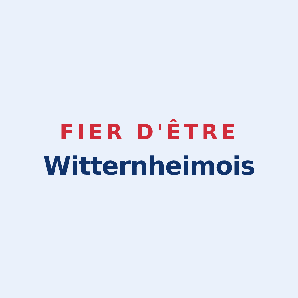 Sticker « Fier d'être Witternheimois » — design pour Witternheim