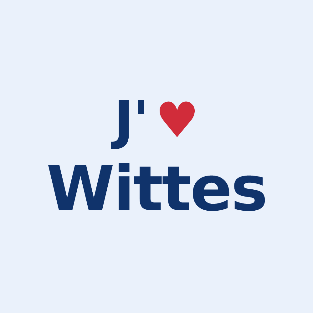 Sticker personnalisé Wittes — design J'aime Wittes