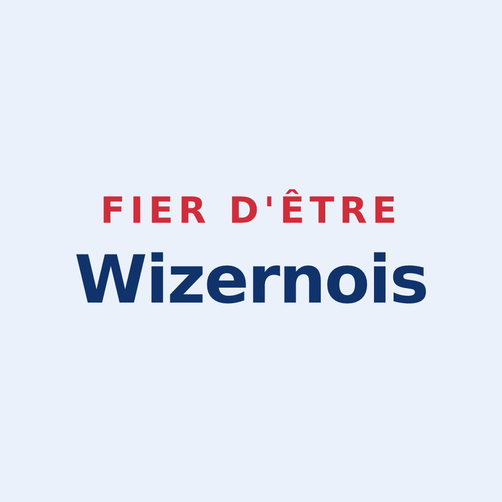 Sticker « Fier d'être Wizernois » — design pour Wizernes