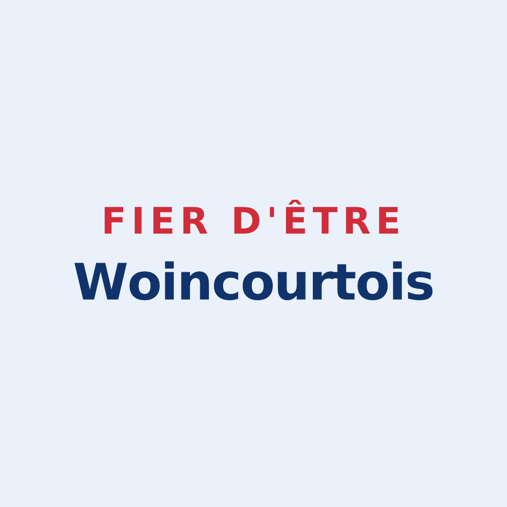 Sticker « Fier d'être Woincourtois » — design pour Woincourt