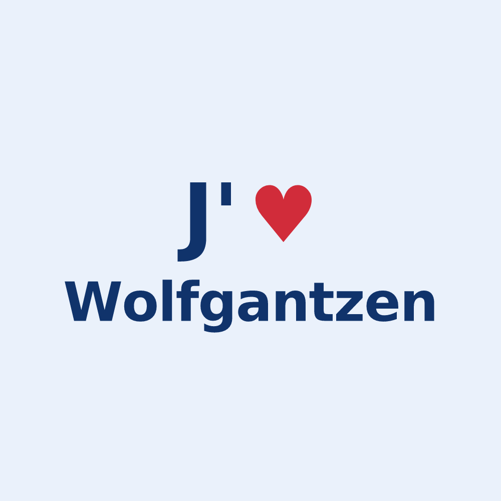 Sticker personnalisé Wolfgantzen — design J'aime Wolfgantzen