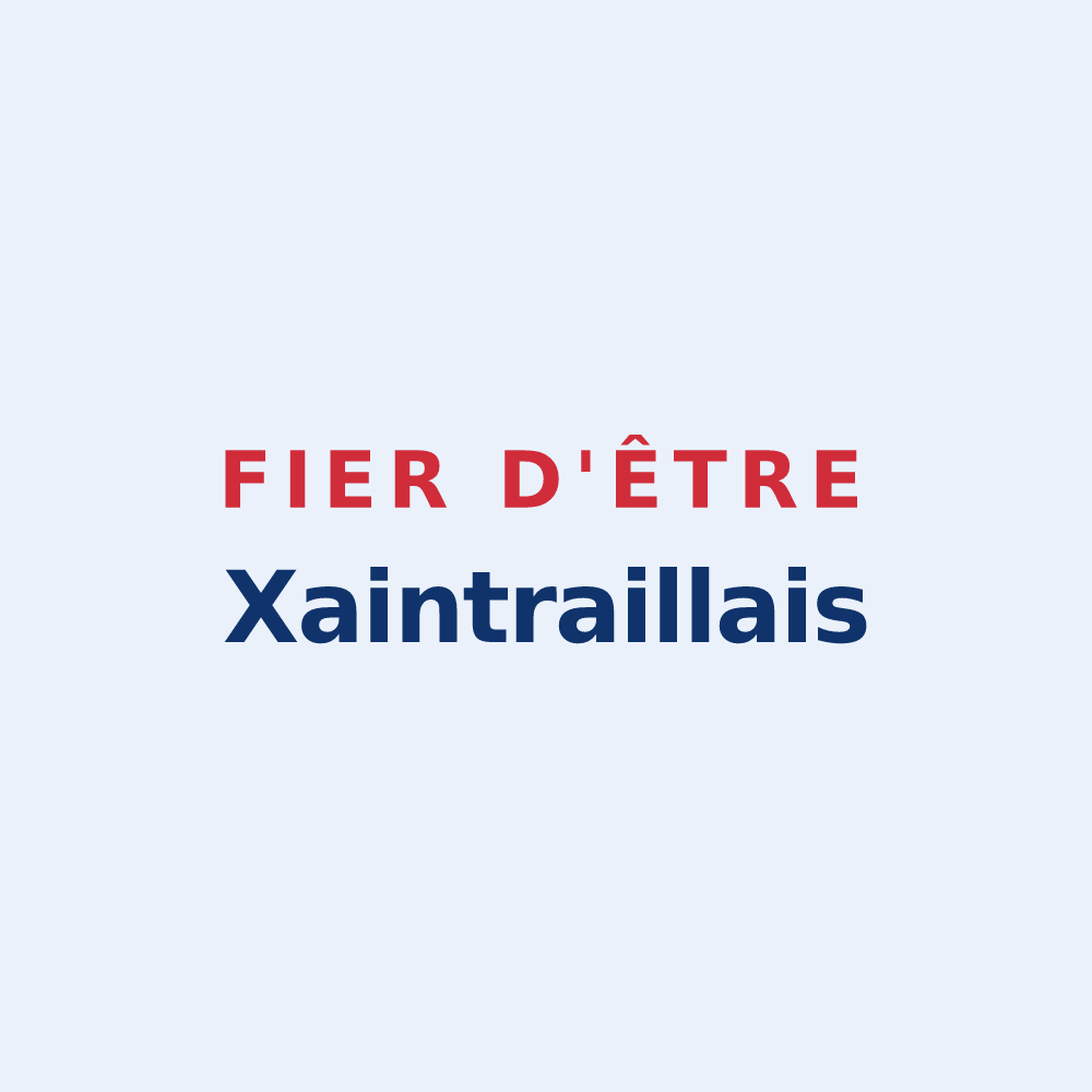 Sticker « Fier d'être Xaintraillais » — design pour Xaintrailles