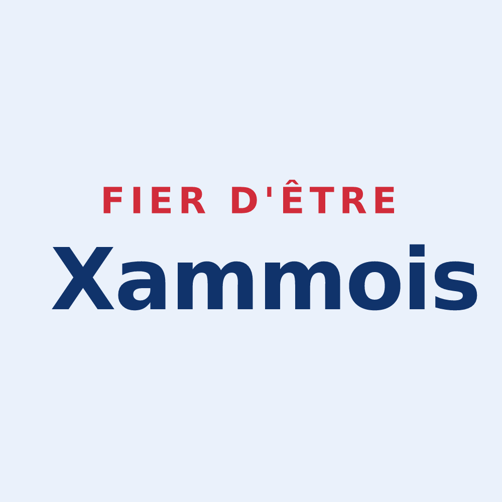 Sticker « Fier d'être Xammois » — design pour Xammes