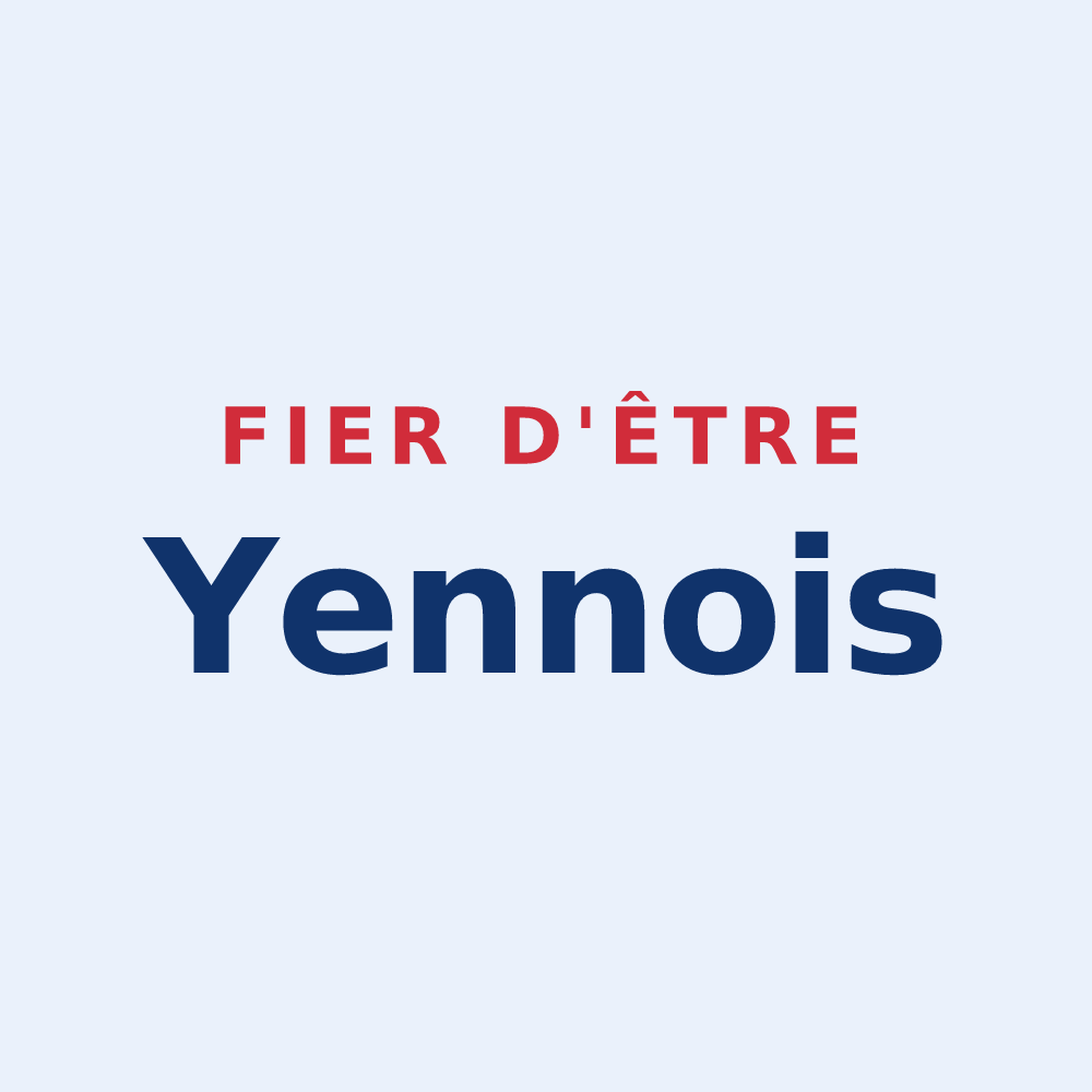 Sticker « Fier d'être Yennois » — design pour Yenne