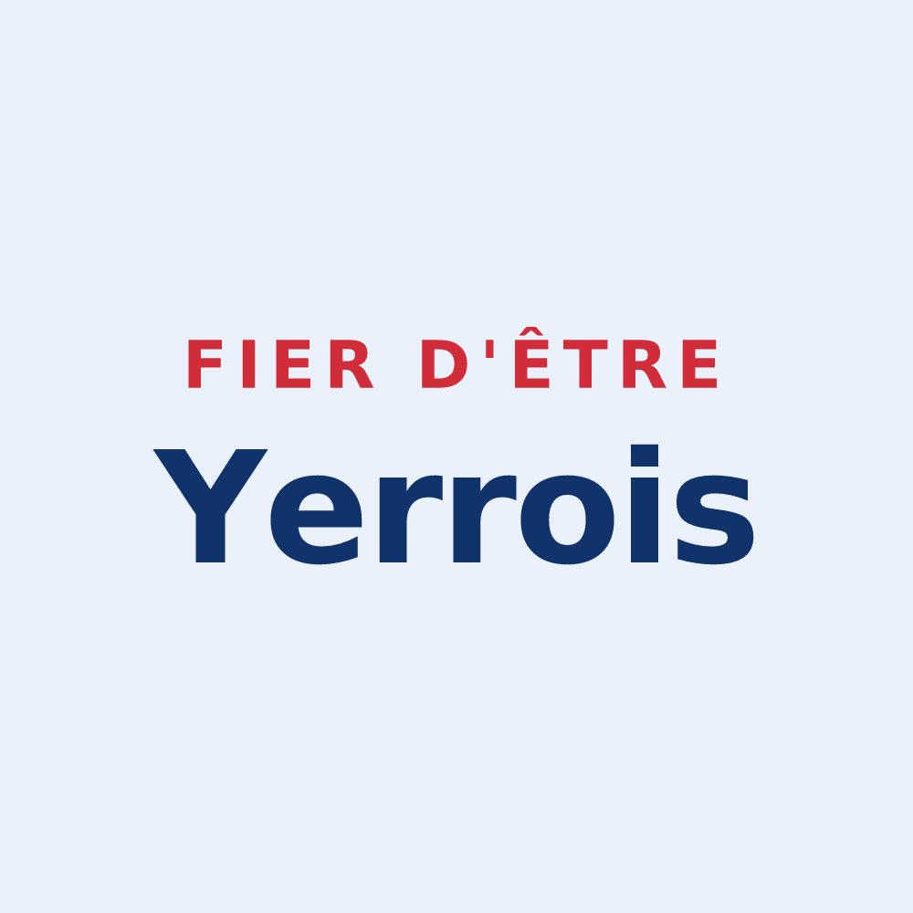 Sticker « Fier d'être Yerrois » — design pour Yerres