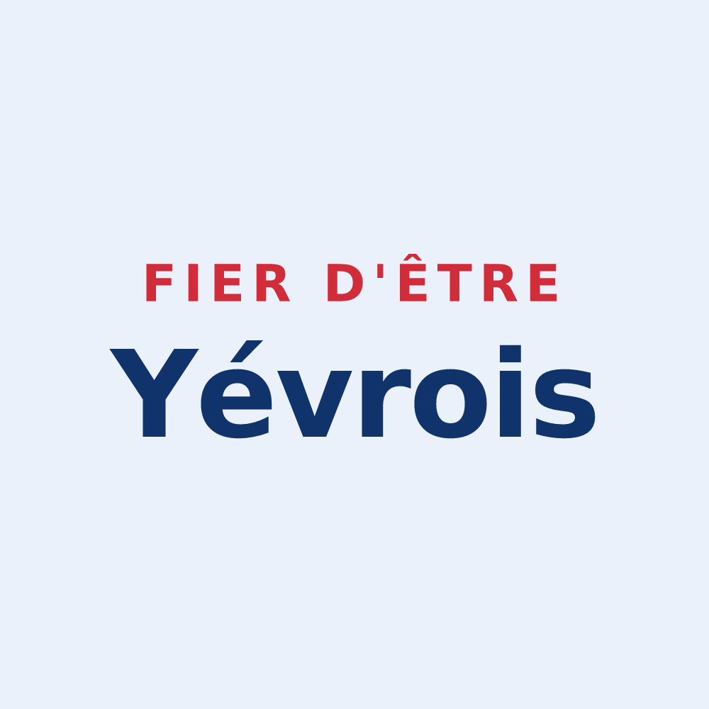 Sticker « Fier d'être Yévrois » — design pour Yèvres-le-Petit