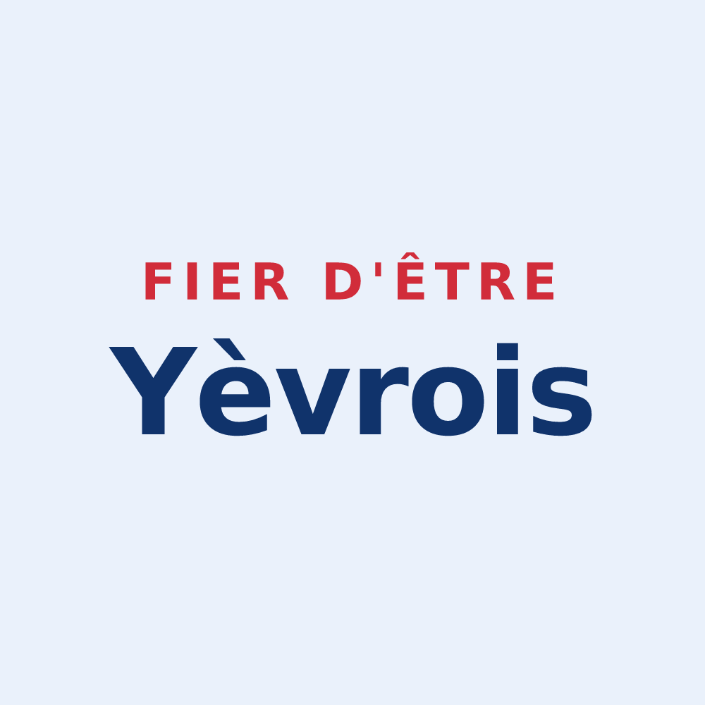 Sticker « Fier d'être Yèvrois » — design pour Yèvres