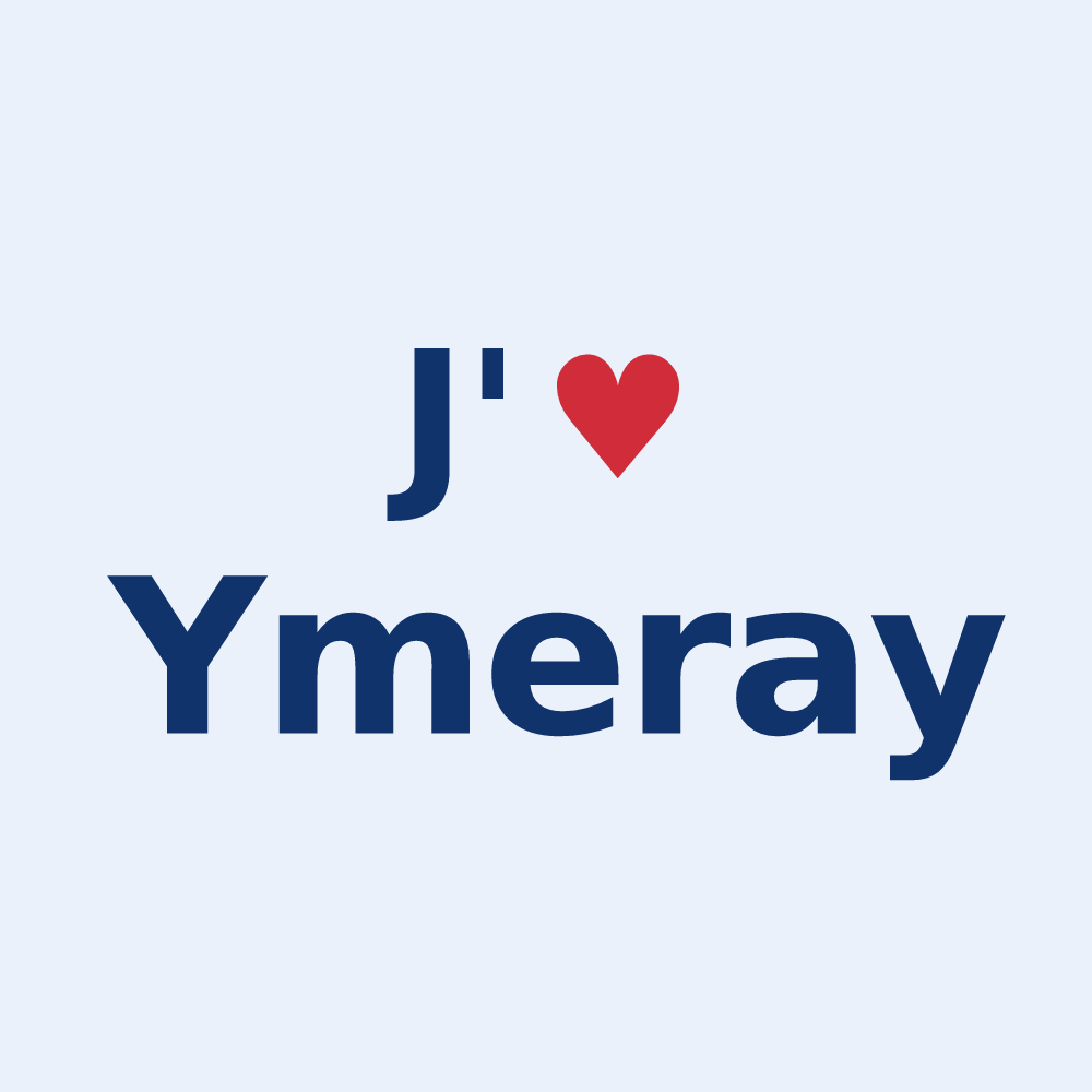 Sticker personnalisé Ymeray — design J'aime Ymeray