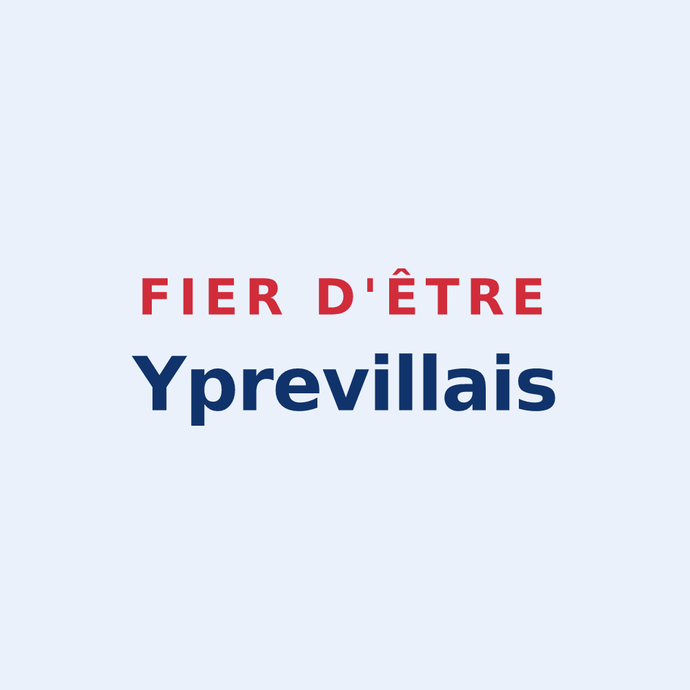 Sticker « Fier d'être Yprevillais » — design pour Ypreville-Biville