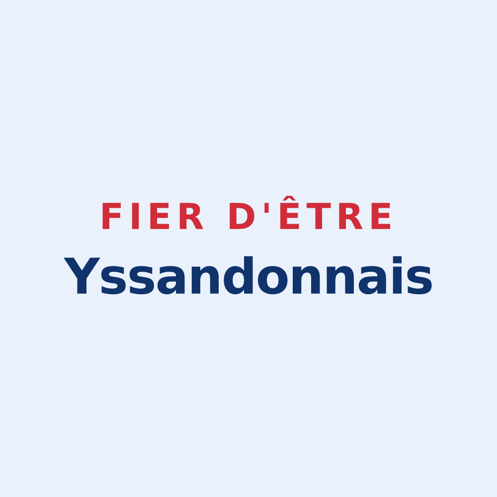 Sticker « Fier d'être Yssandonnais » — design pour Yssandon