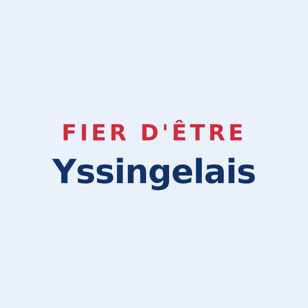 Sticker « Fier d'être Yssingelais » — design pour Yssingeaux