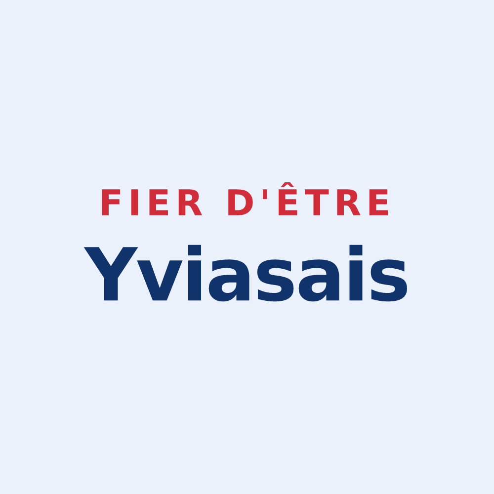 Sticker « Fier d'être Yviasais » — design pour Yvias