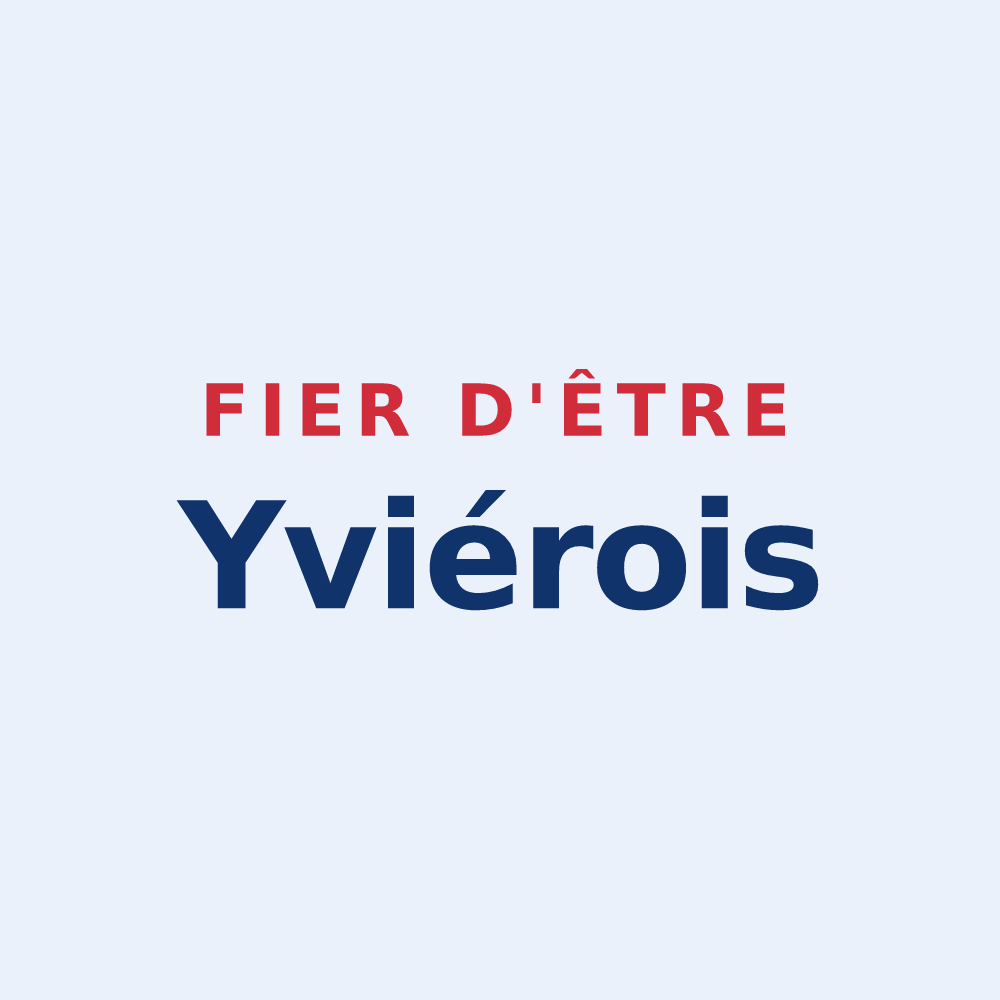 Sticker « Fier d'être Yviérois » — design pour Yviers