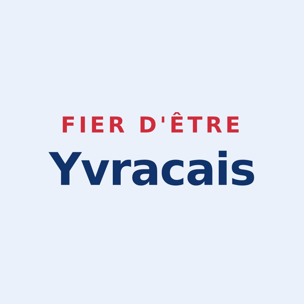 Sticker « Fier d'être Yvracais » — design pour Yvrac