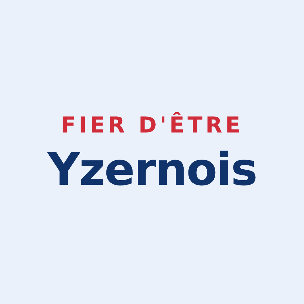 Sticker « Fier d'être Yzernois » — design pour Yzernay