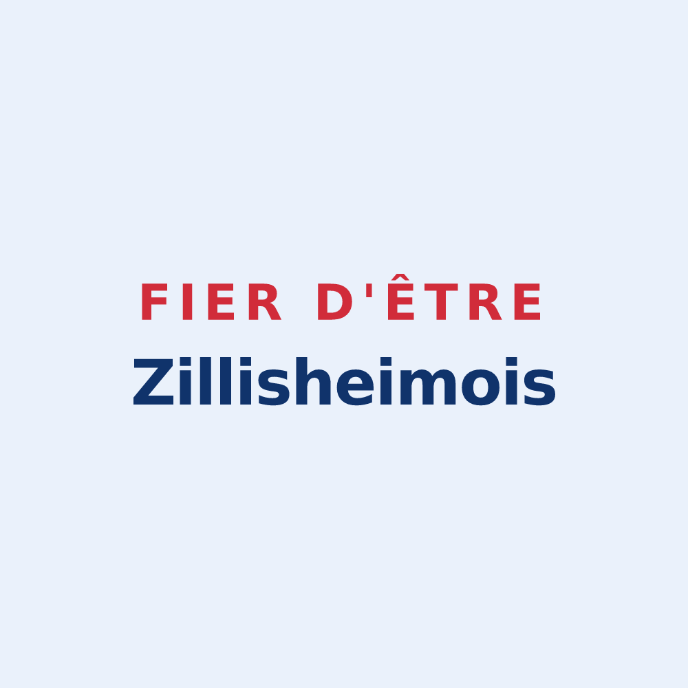 Sticker « Fier d'être Zillisheimois » — design pour Zillisheim
