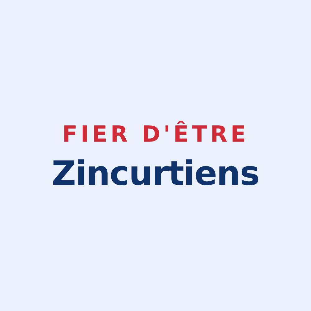 Sticker « Fier d'être Zincurtiens » — design pour Zincourt