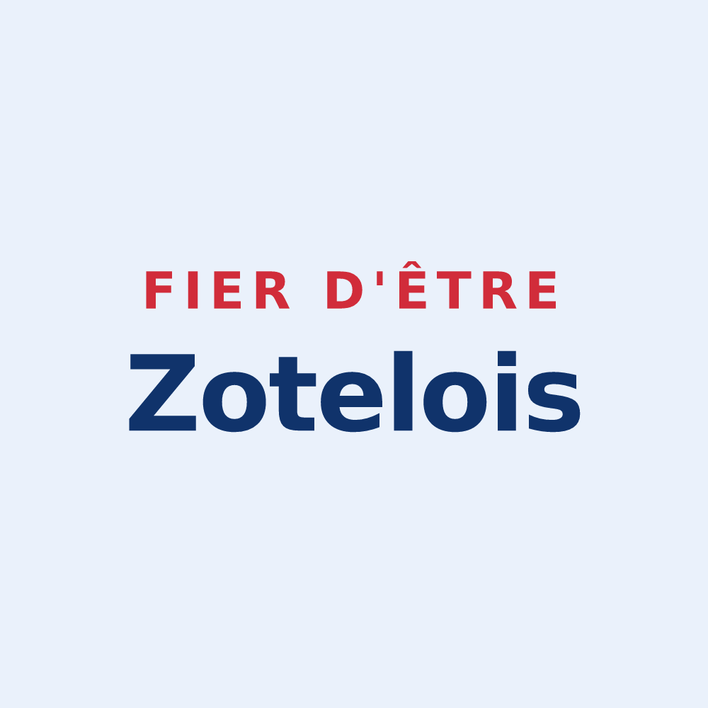 Sticker « Fier d'être Zotelois » — design pour Zoteux