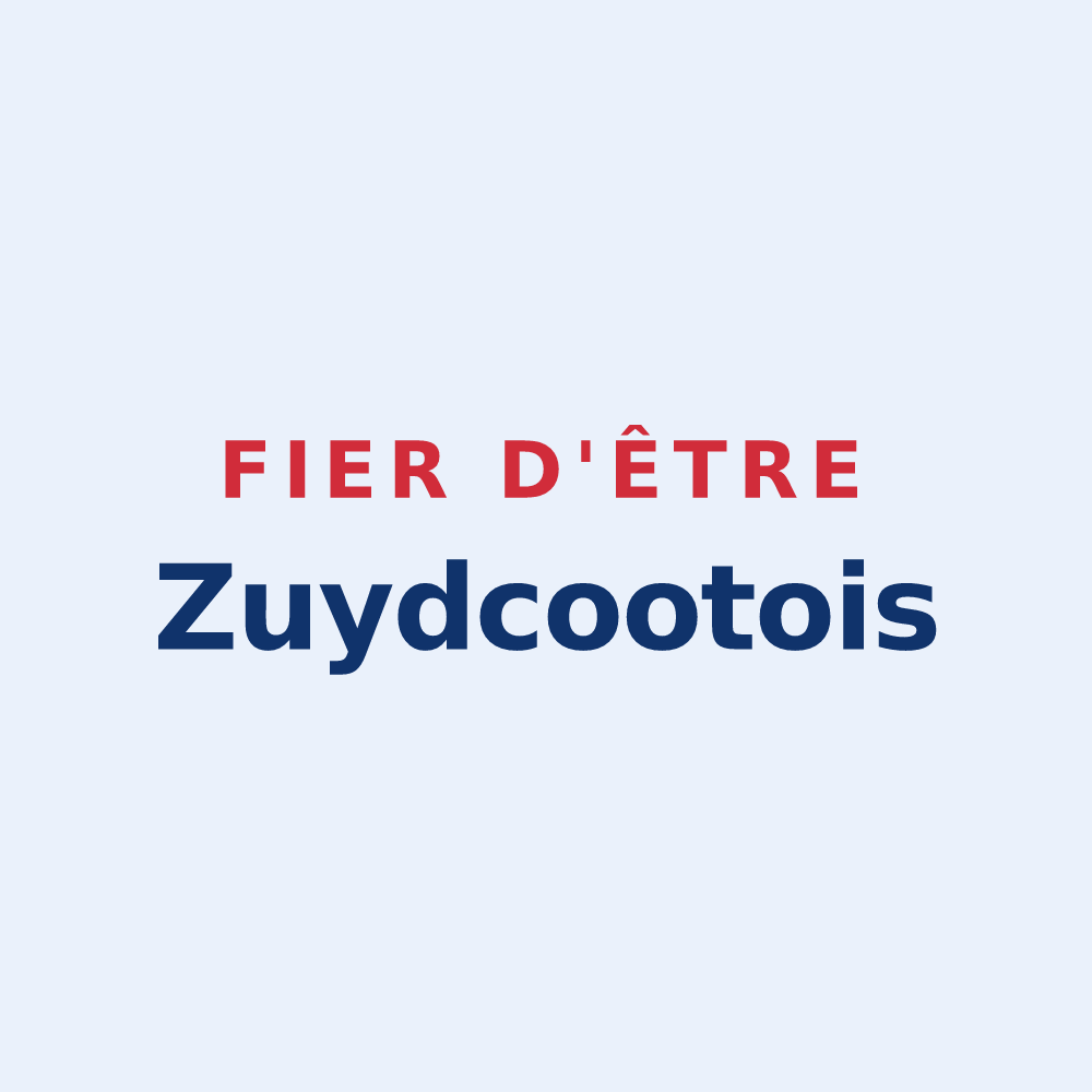 Sticker « Fier d'être Zuydcootois » — design pour Zuydcoote