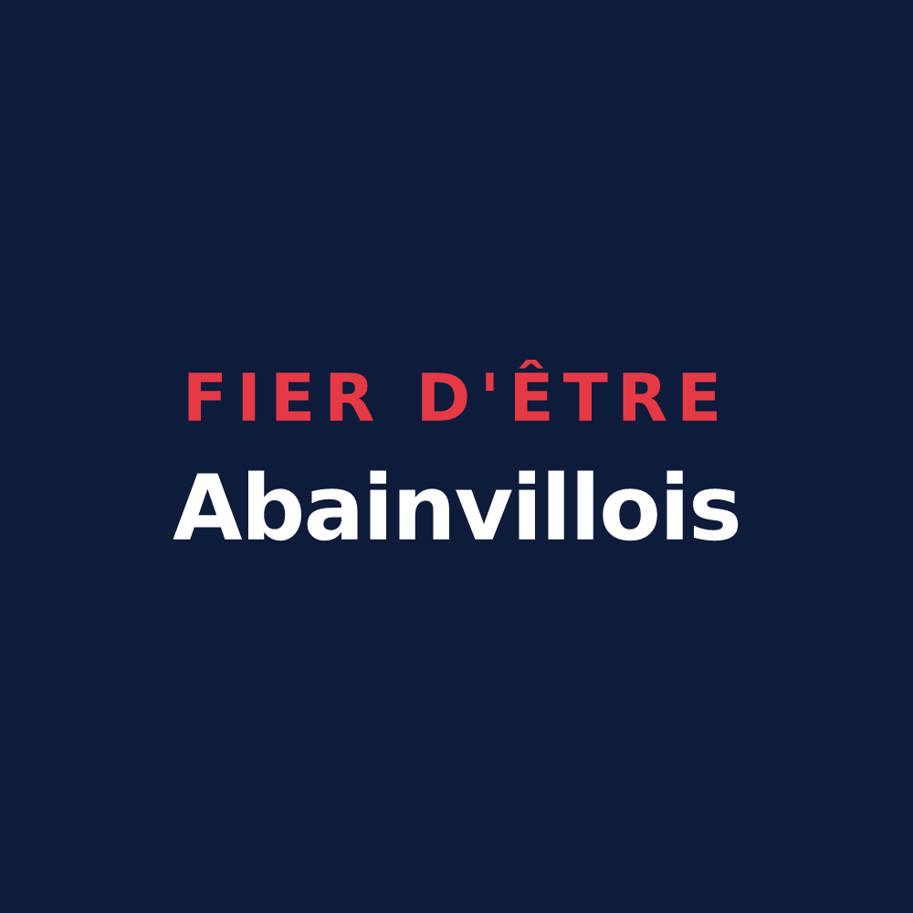 T-shirt « Fier d'être Abainvillois » — design pour Abainville