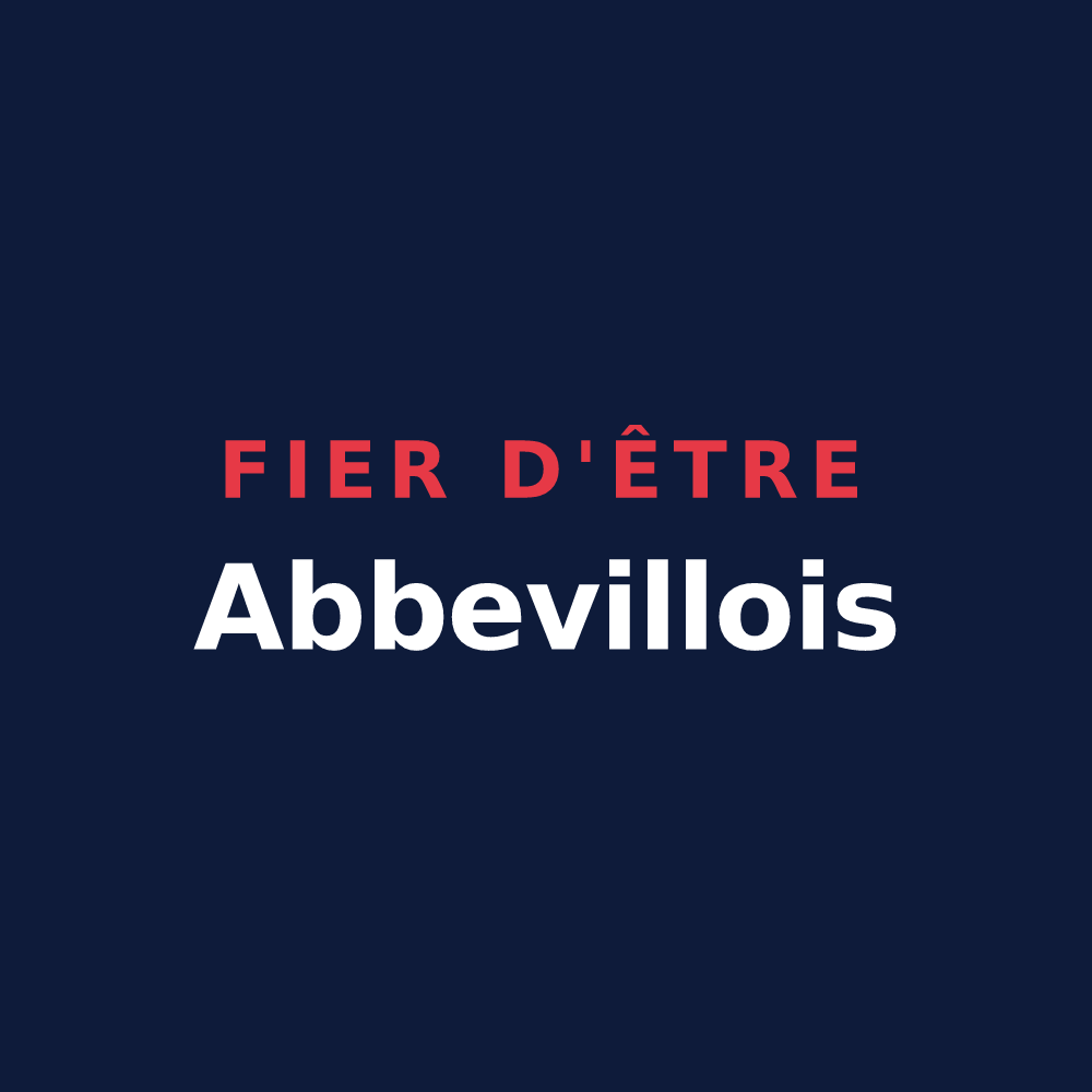 T-shirt « Fier d'être Abbevillois » — design pour Abbeville-Saint-Lucien