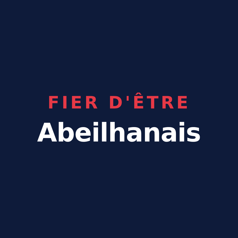 T-shirt « Fier d'être Abeilhanais » — design pour Abeilhan