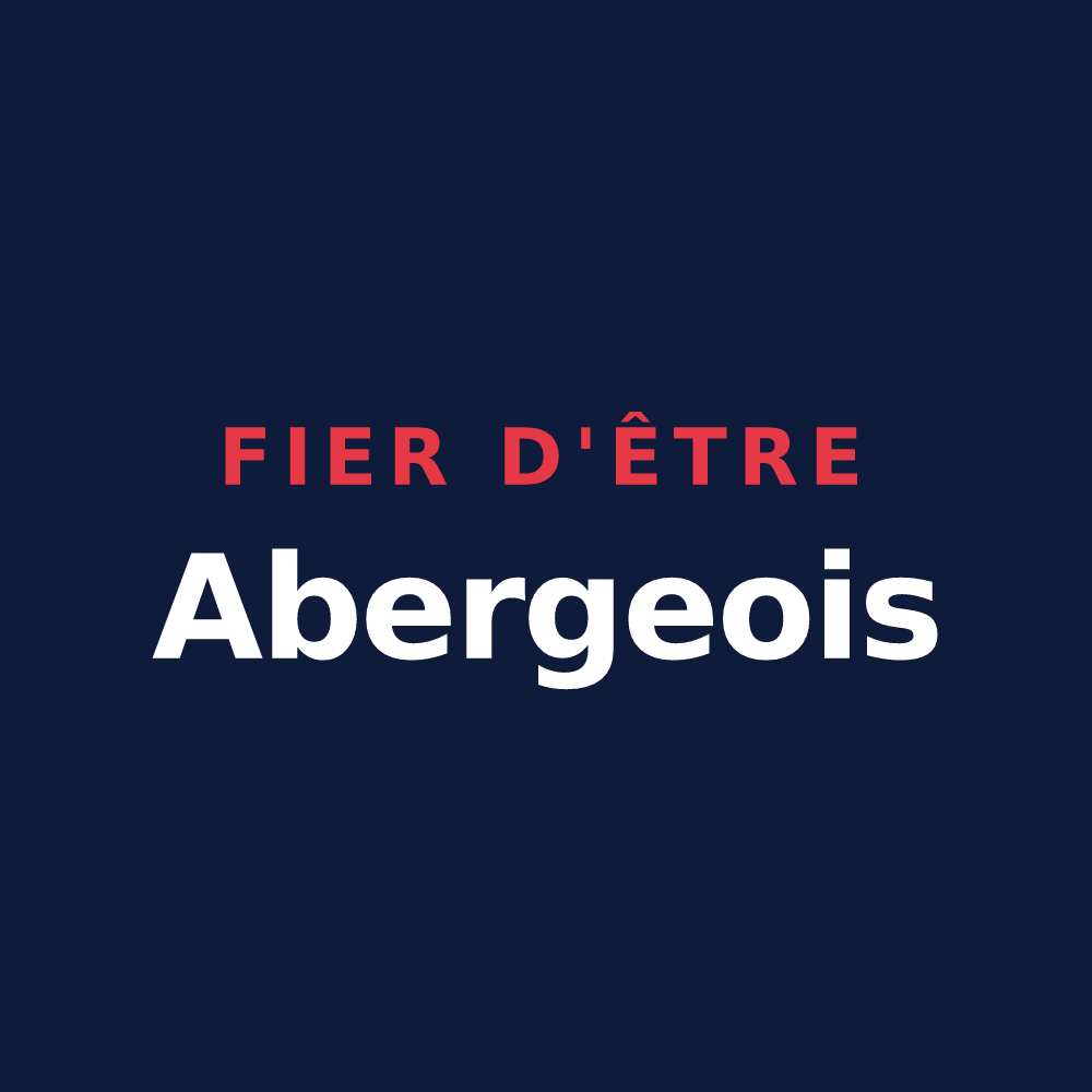 T-shirt « Fier d'être Abergeois » — design pour Abergement-la-Ronce