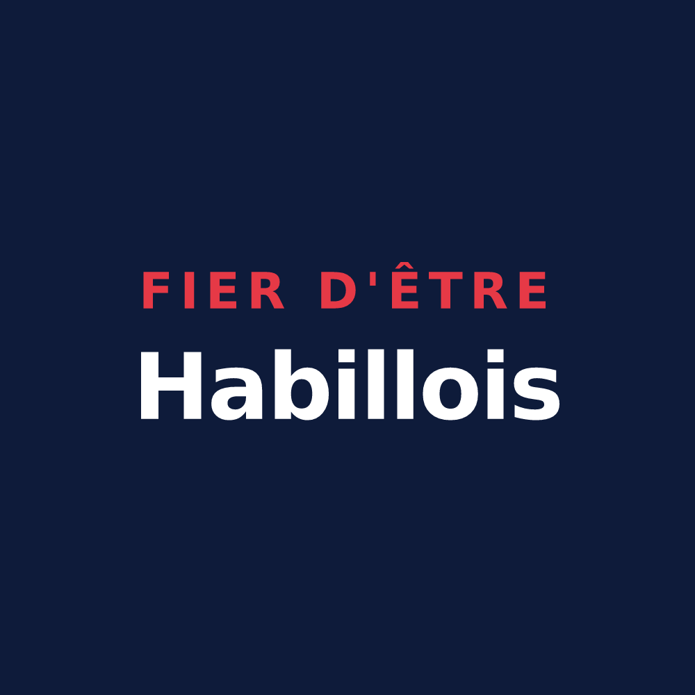 T-shirt « Fier d'être Habillois » — design pour Abilly