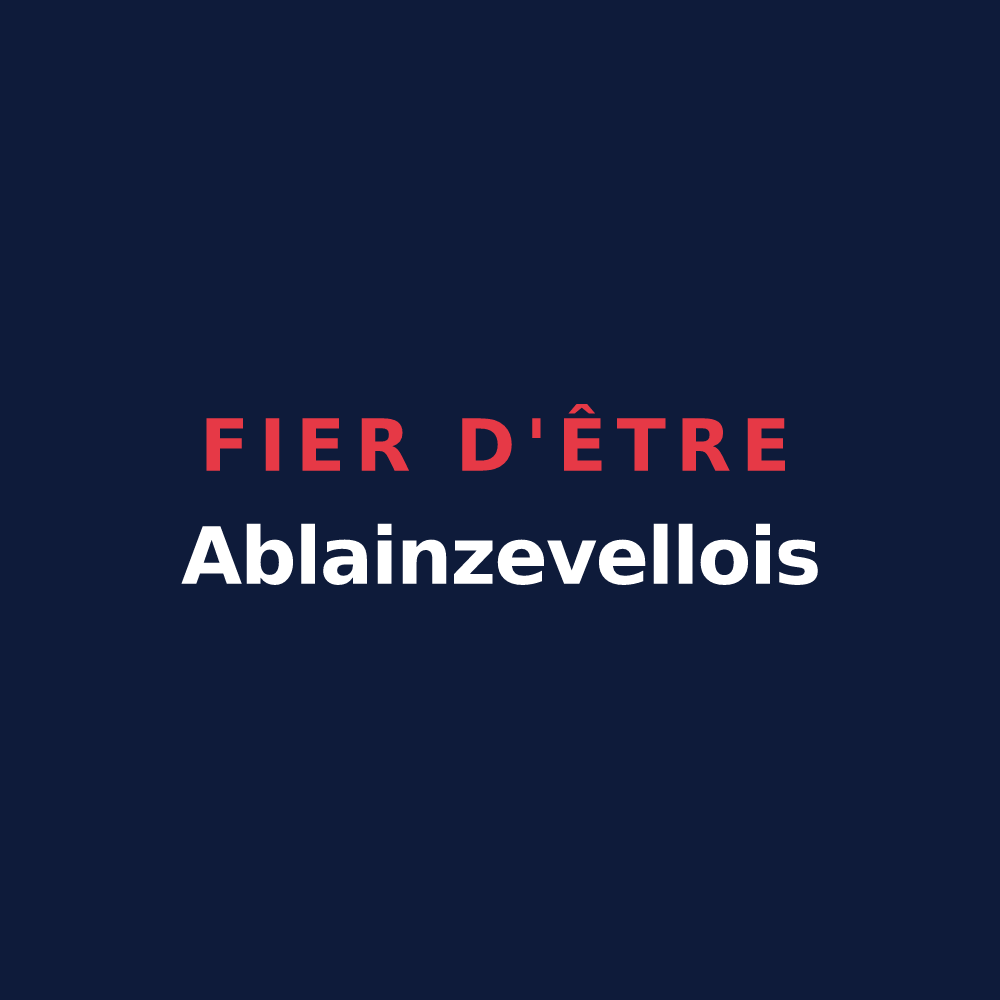 T-shirt « Fier d'être Ablainzevellois » — design pour Ablainzevelle