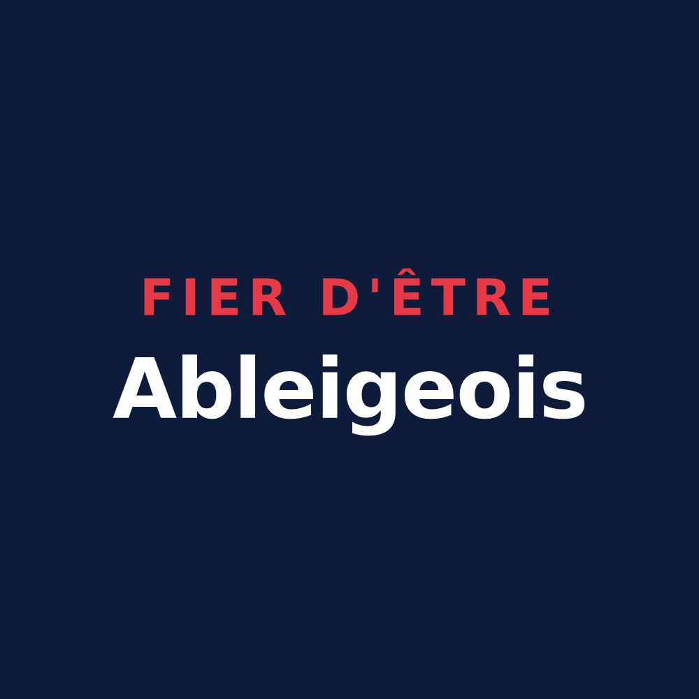 T-shirt « Fier d'être Ableigeois » — design pour Ableiges