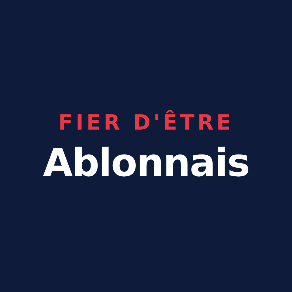 T-shirt « Fier d'être Ablonnais » — design pour Ablon
