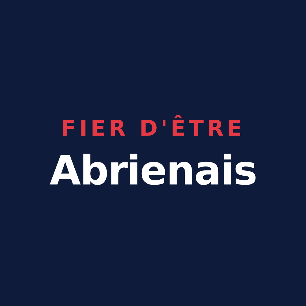 T-shirt « Fier d'être Abrienais » — design pour Aboën